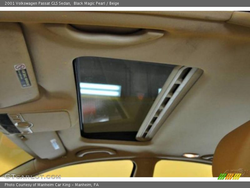 Black Magic Pearl / Beige 2001 Volkswagen Passat GLS Sedan