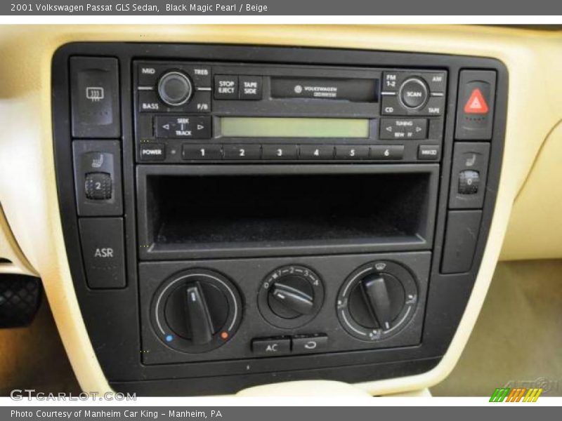 Black Magic Pearl / Beige 2001 Volkswagen Passat GLS Sedan