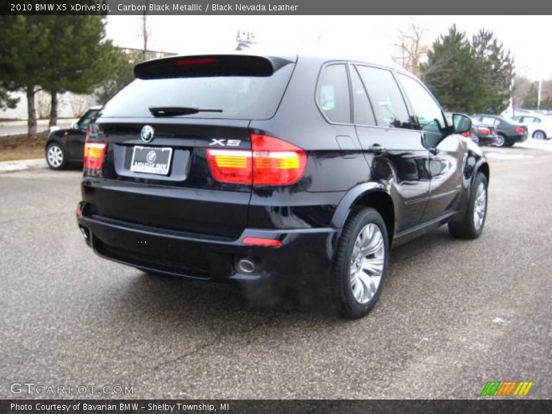 Carbon Black Metallic / Black Nevada Leather 2010 BMW X5 xDrive30i