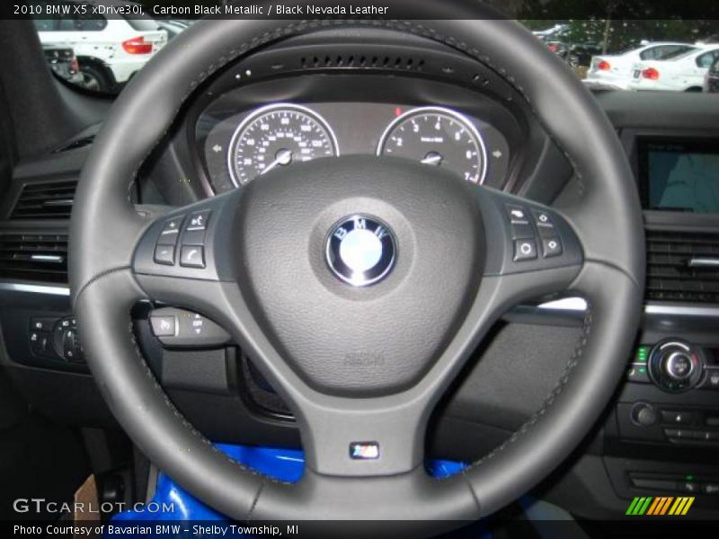 Carbon Black Metallic / Black Nevada Leather 2010 BMW X5 xDrive30i
