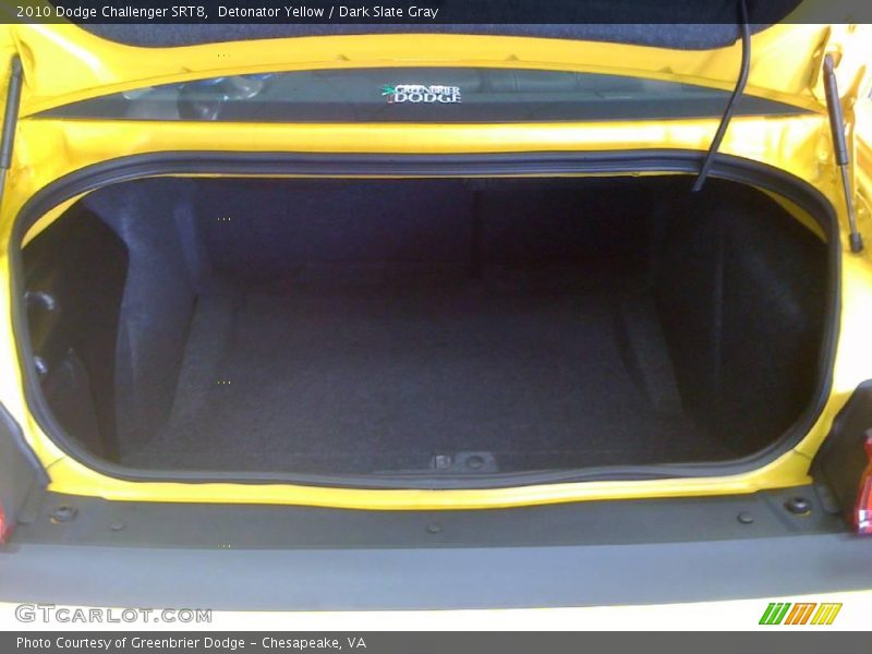 Detonator Yellow / Dark Slate Gray 2010 Dodge Challenger SRT8