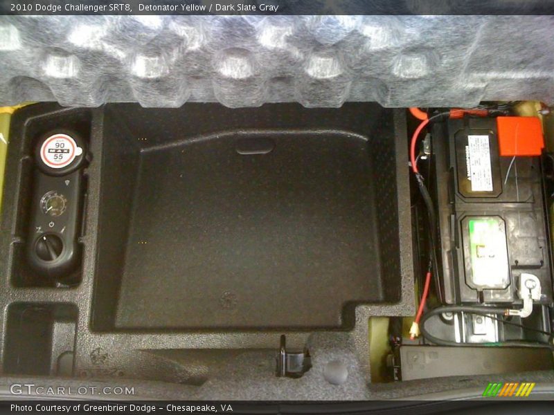 Detonator Yellow / Dark Slate Gray 2010 Dodge Challenger SRT8
