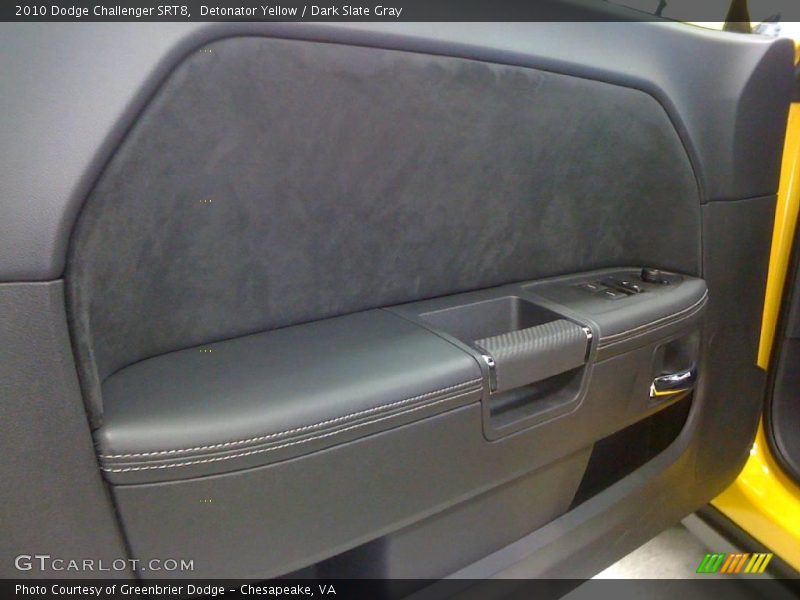 Detonator Yellow / Dark Slate Gray 2010 Dodge Challenger SRT8