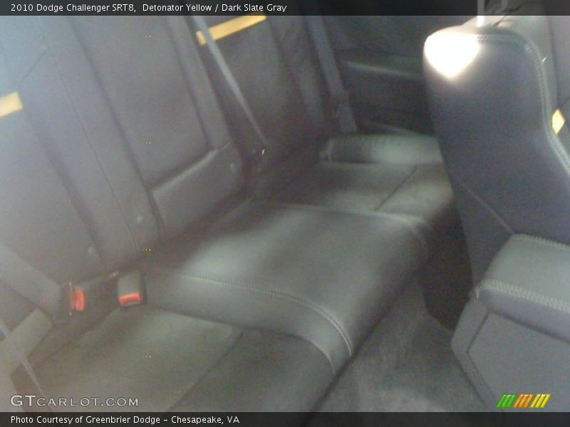 Detonator Yellow / Dark Slate Gray 2010 Dodge Challenger SRT8
