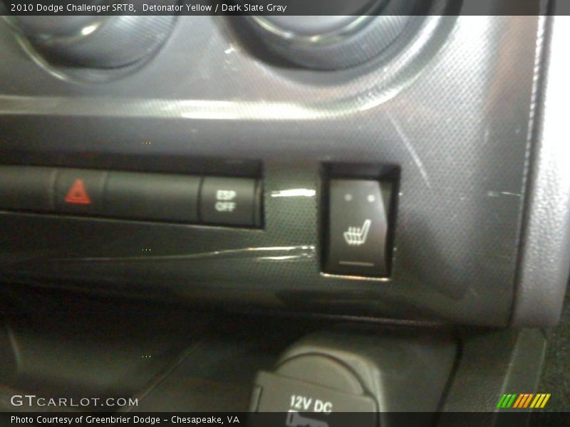 Detonator Yellow / Dark Slate Gray 2010 Dodge Challenger SRT8