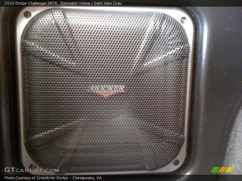 Detonator Yellow / Dark Slate Gray 2010 Dodge Challenger SRT8