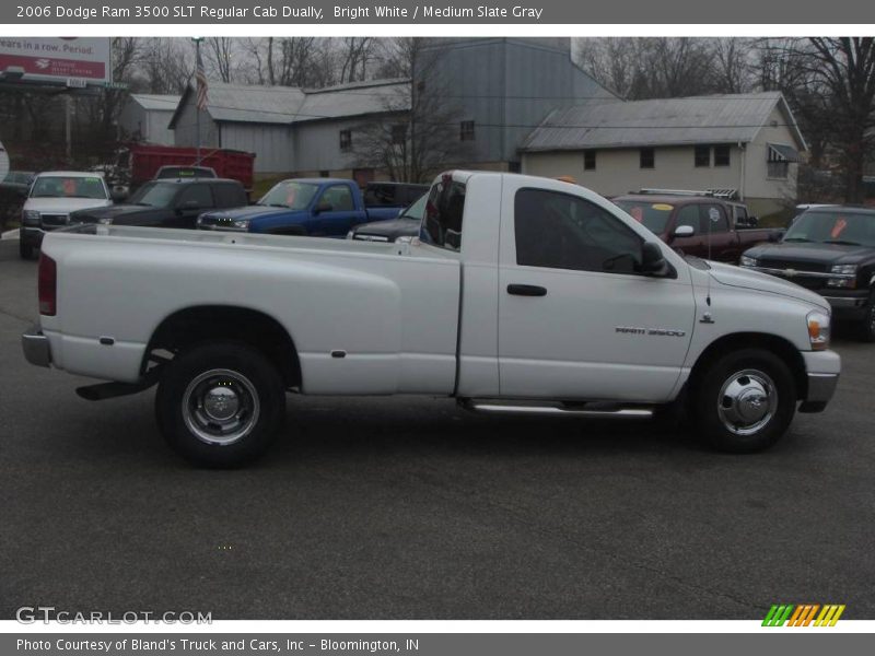 Bright White / Medium Slate Gray 2006 Dodge Ram 3500 SLT Regular Cab Dually