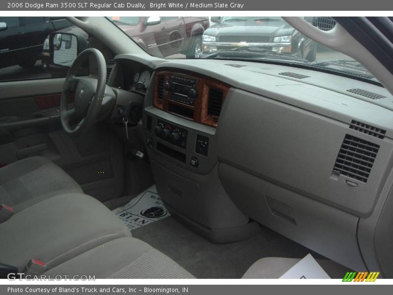 Bright White / Medium Slate Gray 2006 Dodge Ram 3500 SLT Regular Cab Dually