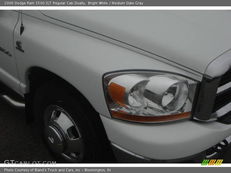 Bright White / Medium Slate Gray 2006 Dodge Ram 3500 SLT Regular Cab Dually