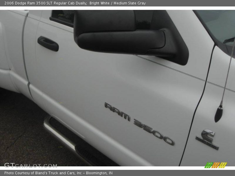 Bright White / Medium Slate Gray 2006 Dodge Ram 3500 SLT Regular Cab Dually