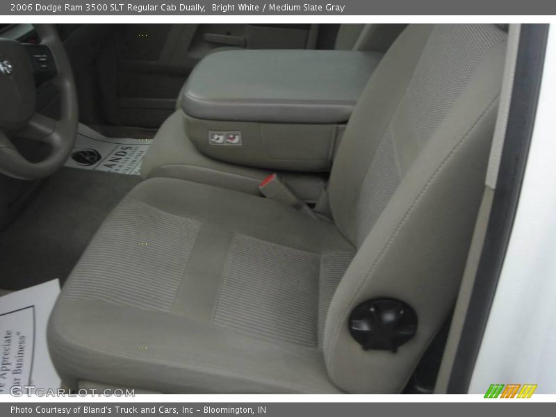 Bright White / Medium Slate Gray 2006 Dodge Ram 3500 SLT Regular Cab Dually