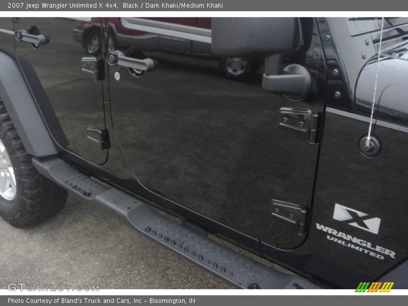 Black / Dark Khaki/Medium Khaki 2007 Jeep Wrangler Unlimited X 4x4