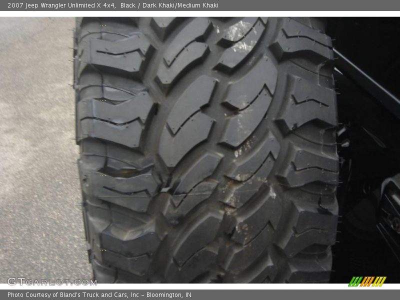 Black / Dark Khaki/Medium Khaki 2007 Jeep Wrangler Unlimited X 4x4
