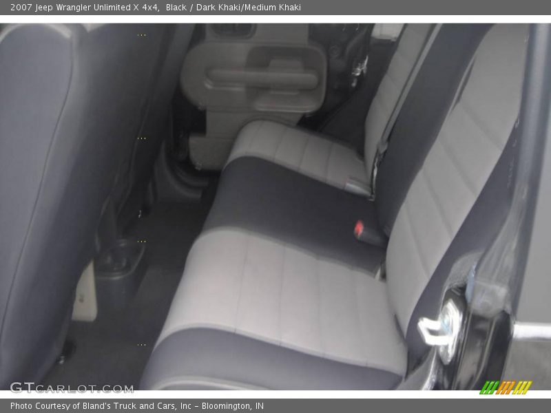 Black / Dark Khaki/Medium Khaki 2007 Jeep Wrangler Unlimited X 4x4