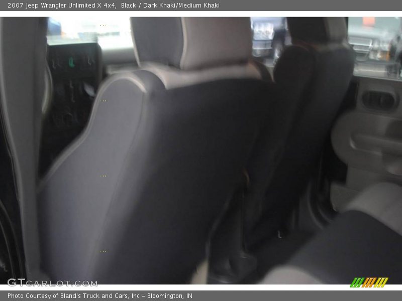 Black / Dark Khaki/Medium Khaki 2007 Jeep Wrangler Unlimited X 4x4