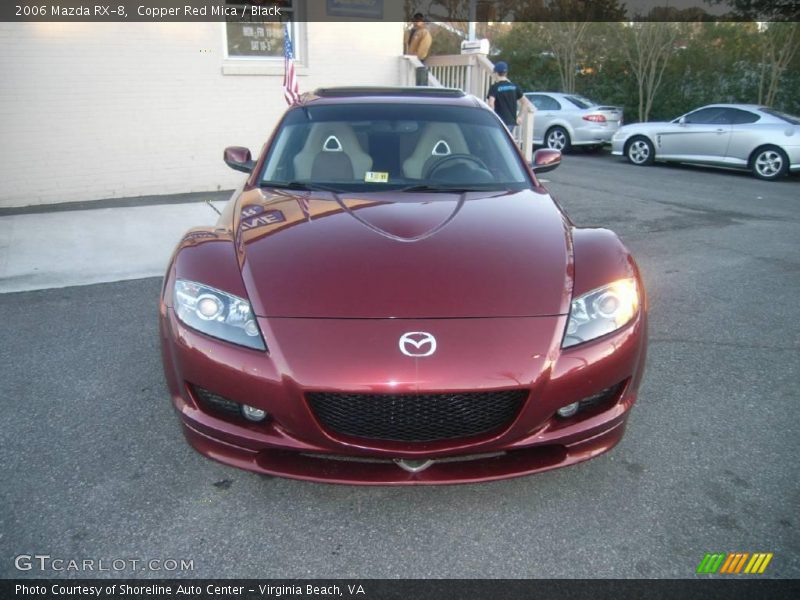 Copper Red Mica / Black 2006 Mazda RX-8