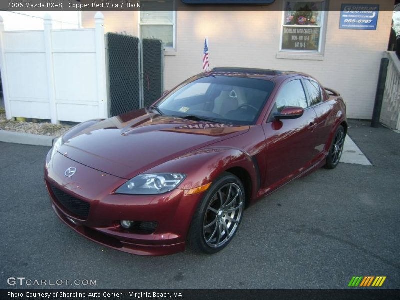 Copper Red Mica / Black 2006 Mazda RX-8