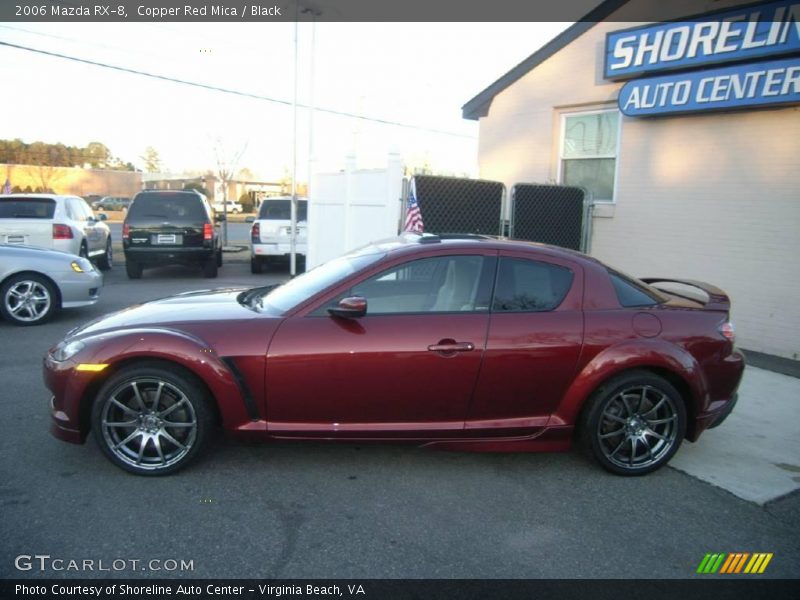 Copper Red Mica / Black 2006 Mazda RX-8