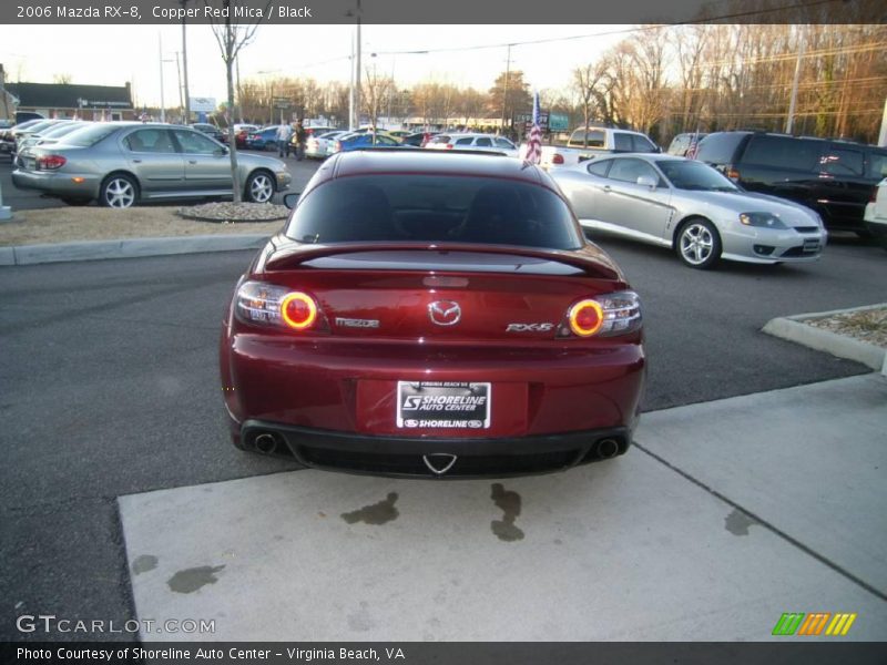 Copper Red Mica / Black 2006 Mazda RX-8