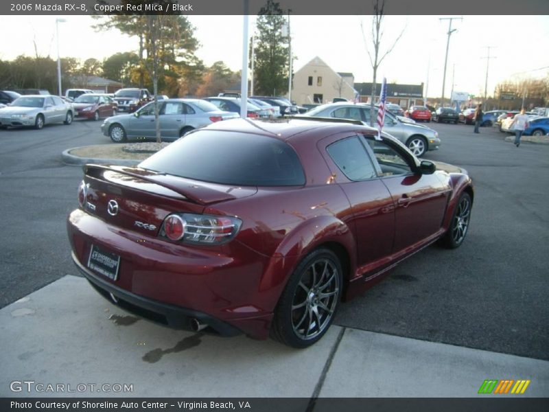 Copper Red Mica / Black 2006 Mazda RX-8