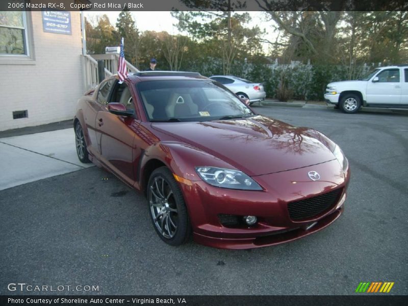 Copper Red Mica / Black 2006 Mazda RX-8
