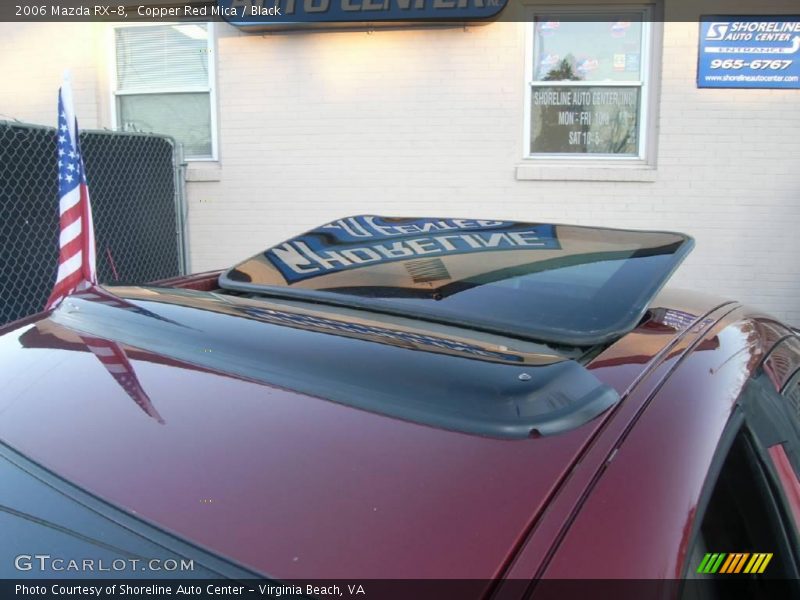 Copper Red Mica / Black 2006 Mazda RX-8