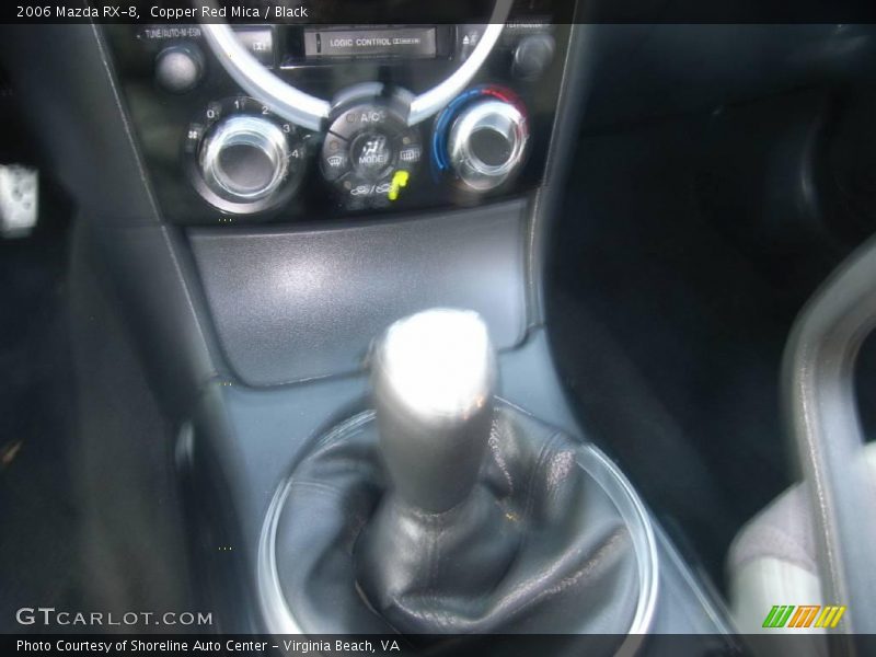 Copper Red Mica / Black 2006 Mazda RX-8