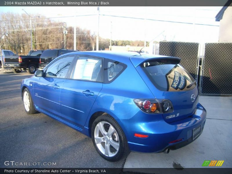 Winning Blue Mica / Black 2004 Mazda MAZDA3 s Hatchback
