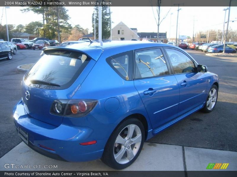 Winning Blue Mica / Black 2004 Mazda MAZDA3 s Hatchback