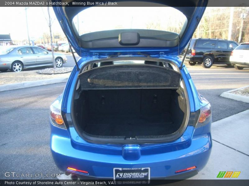 Winning Blue Mica / Black 2004 Mazda MAZDA3 s Hatchback