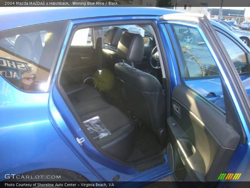 Winning Blue Mica / Black 2004 Mazda MAZDA3 s Hatchback