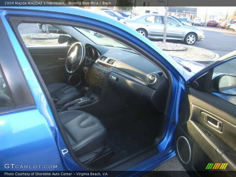 Winning Blue Mica / Black 2004 Mazda MAZDA3 s Hatchback