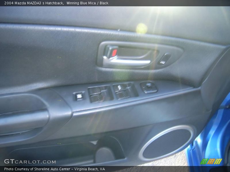 Winning Blue Mica / Black 2004 Mazda MAZDA3 s Hatchback