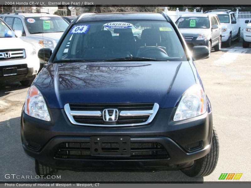 Eternal Blue Pearl / Black 2004 Honda CR-V LX