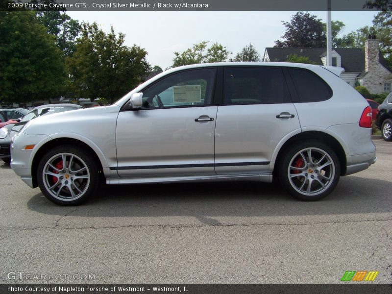 Crystal Silver Metallic / Black w/Alcantara 2009 Porsche Cayenne GTS