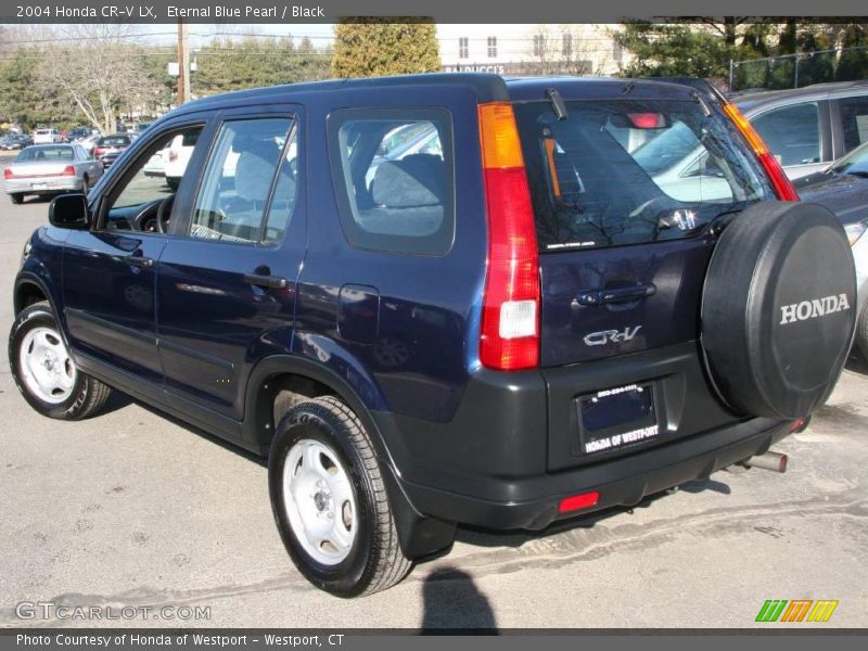 Eternal Blue Pearl / Black 2004 Honda CR-V LX