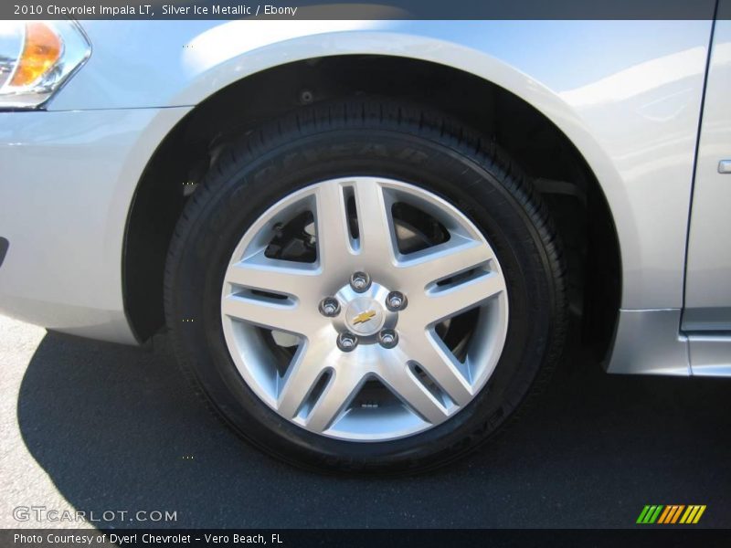 Silver Ice Metallic / Ebony 2010 Chevrolet Impala LT