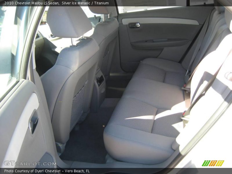 Silver Ice Metallic / Titanium 2010 Chevrolet Malibu LS Sedan