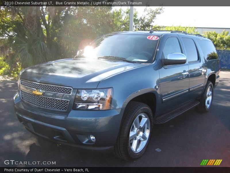 Blue Granite Metallic / Light Titanium/Dark Titanium 2010 Chevrolet Suburban LT