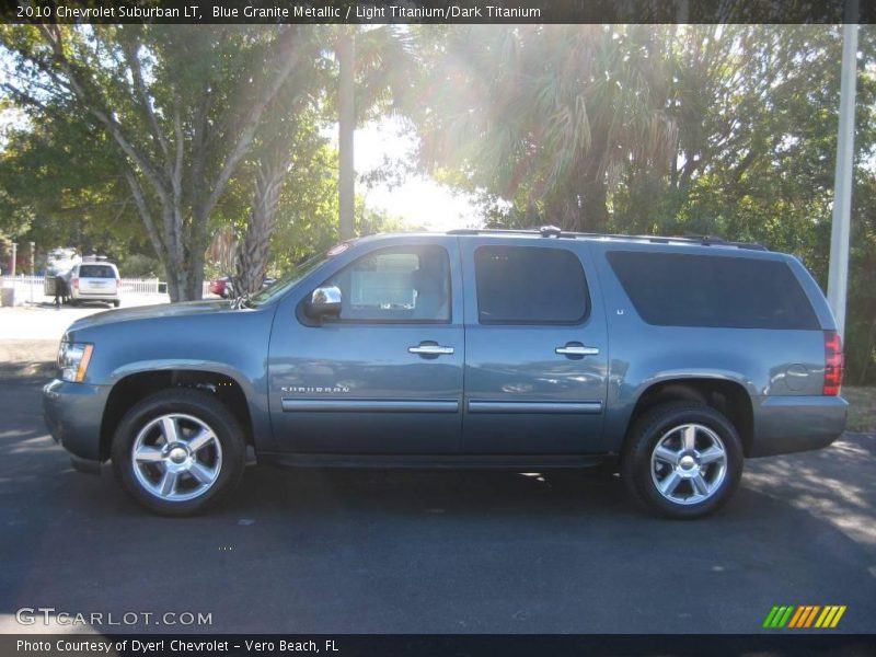 Blue Granite Metallic / Light Titanium/Dark Titanium 2010 Chevrolet Suburban LT