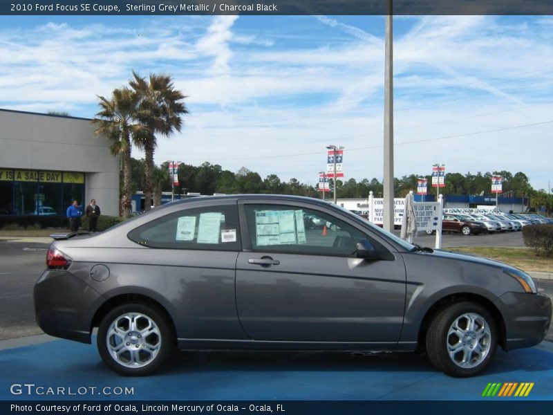 Sterling Grey Metallic / Charcoal Black 2010 Ford Focus SE Coupe