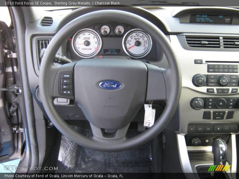 Sterling Grey Metallic / Charcoal Black 2010 Ford Focus SE Coupe