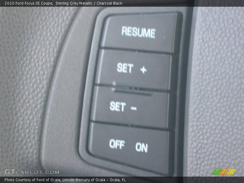 Sterling Grey Metallic / Charcoal Black 2010 Ford Focus SE Coupe