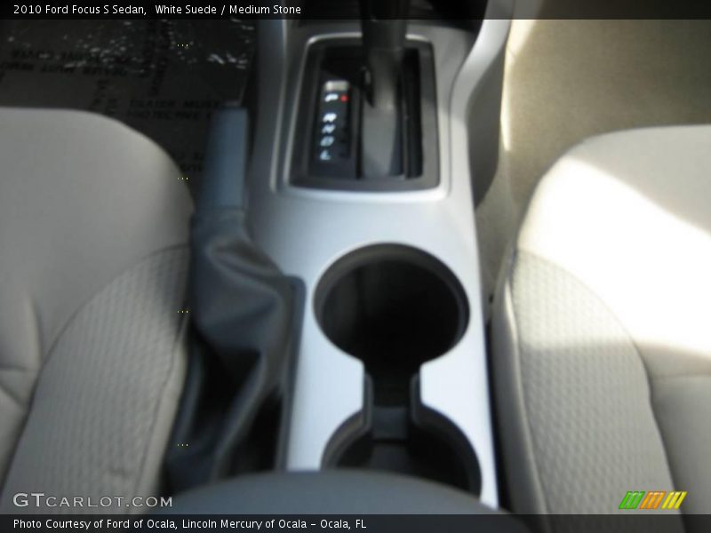 White Suede / Medium Stone 2010 Ford Focus S Sedan