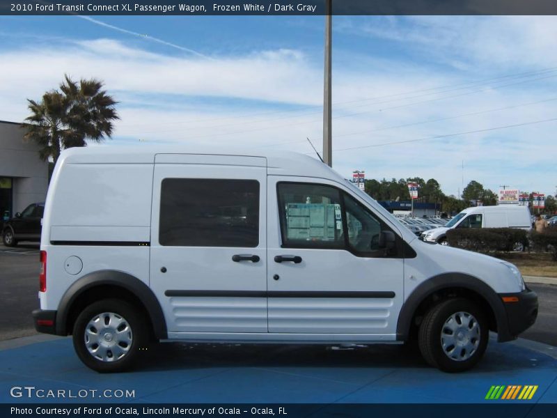 Frozen White / Dark Gray 2010 Ford Transit Connect XL Passenger Wagon