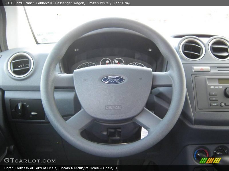 Frozen White / Dark Gray 2010 Ford Transit Connect XL Passenger Wagon