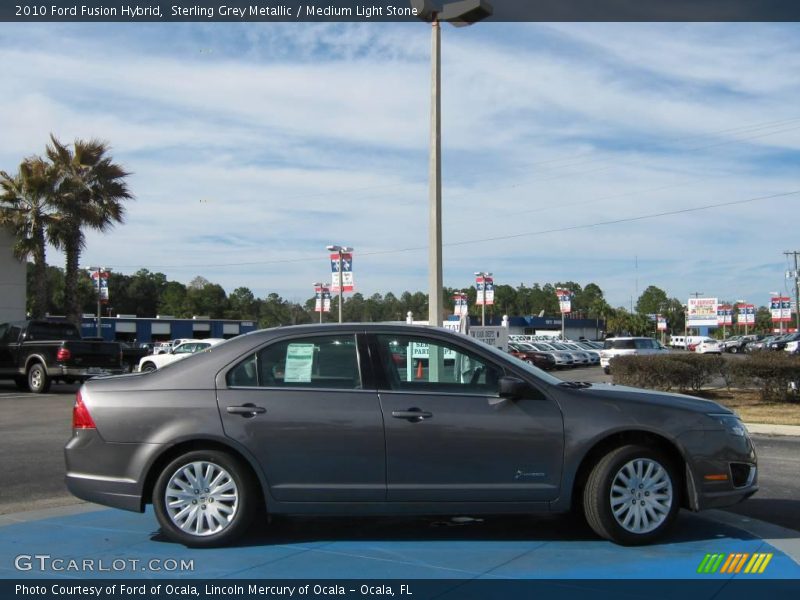 Sterling Grey Metallic / Medium Light Stone 2010 Ford Fusion Hybrid