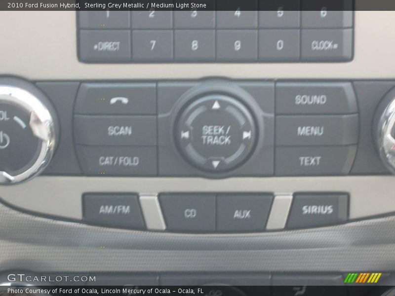 Sterling Grey Metallic / Medium Light Stone 2010 Ford Fusion Hybrid