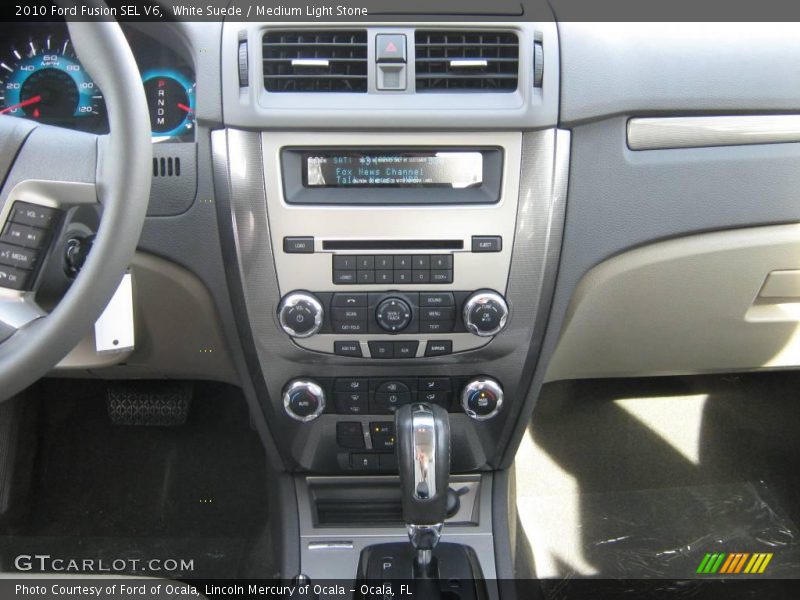 White Suede / Medium Light Stone 2010 Ford Fusion SEL V6