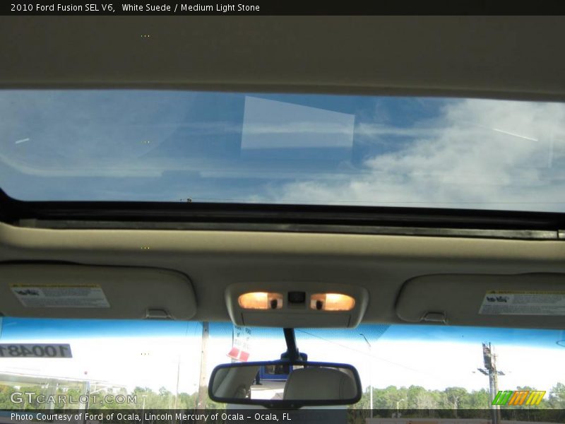 White Suede / Medium Light Stone 2010 Ford Fusion SEL V6